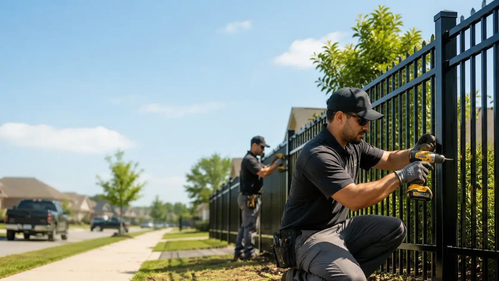 Metal Fence Installation in Caledonia, IL